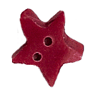 3507S - Small Folk Art Red Flat Star