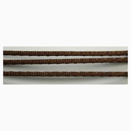 Cordon à tisser et attacher: Brun Foncé 2mm./50m.