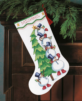 Chaussette Trimming the Tree