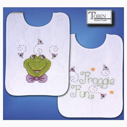 Frog Family Bib Set