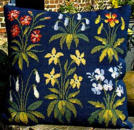 Coussin :  Millefleur