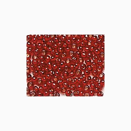 Rocailles - Transp. 2,6mm. - Rouge