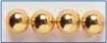 Perles de cire: Or 3mm.