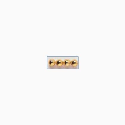 Perles de cire: Or 3mm.