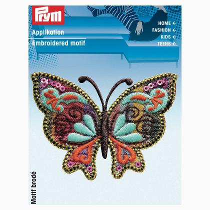 Appliqué Papillon coloré