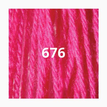 Crewel Wool Hank - Bubble Gum Pink 676
