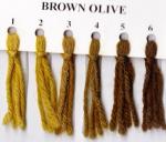 Crewel Wool - Brown Olive 313