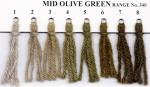 Tapestry Wool Hank - Mid Olive Green 343