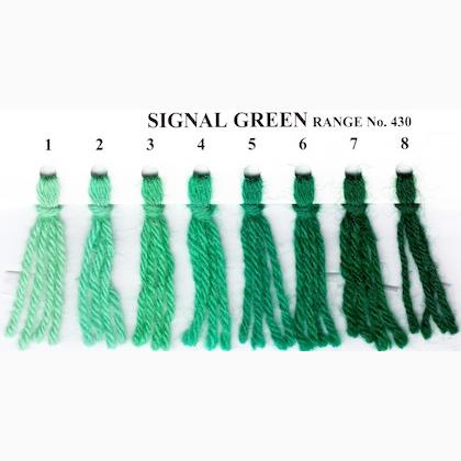 Crewel Wool Hank - Signal Green 433