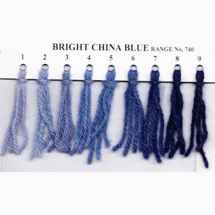 Tapestry Wool Hank - Bright China Blue 744