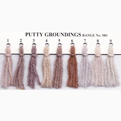 Crewel Wool Hank - Putty Groundings 988