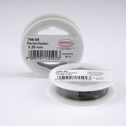 Fil en nylon 0.25mm. Noir