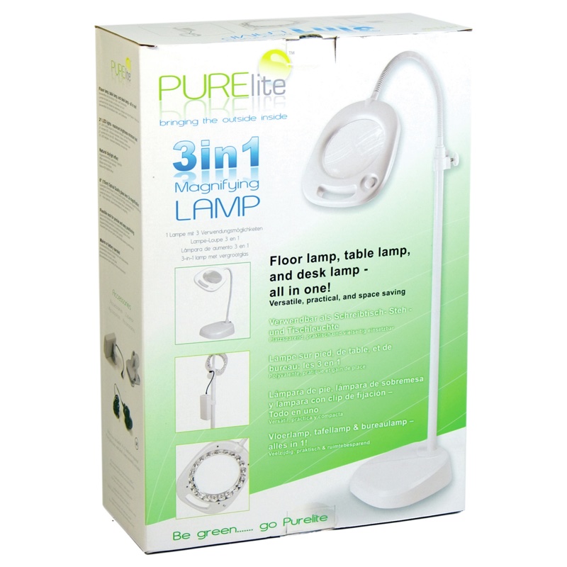 Lampe loupe 4 en 1 multifonctions PURElite CFPL14E - Accessoires de Broderie