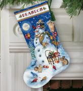 Chaussette Snowman & Friends