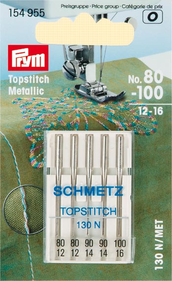 Aiguilles spéciales pour machine à coudre à la tête plate - méta