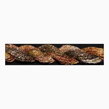 ThreadworX Hand Overdyed Metallic #8 - 71037 - Tiger Butter