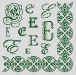 Sampler Lettre E