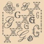Sampler Letter G
