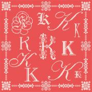 Sampler Lettre K