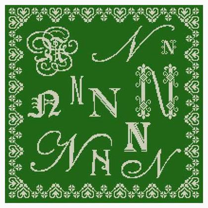 Sampler Lettre N