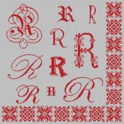 Sampler Lettre R