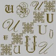 Sampler Lettre U