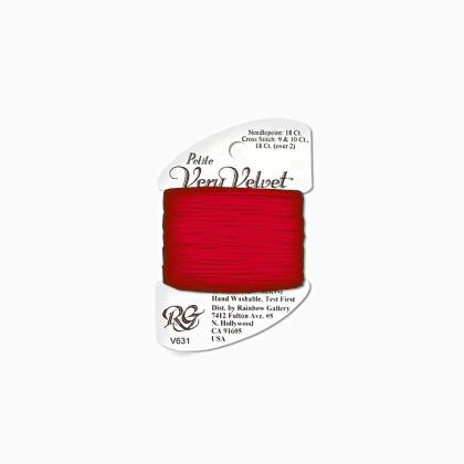 V631 - Very Velvet Petite Christmas Red