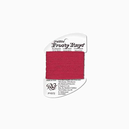 PY072 - Petite Frosty Rays Dark Red Gloss