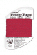PY072 - Petite Frosty Rays Dark Red Gloss