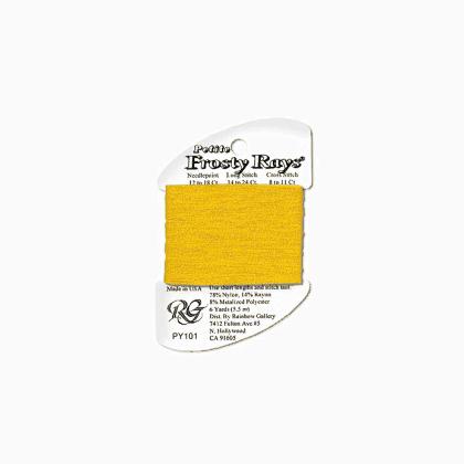 PY101 - Petite Frosty Rays Brite Yellow Pearl