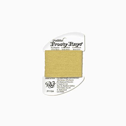 PY104 - Petite Frosty Rays Golden Yellow Pearl
