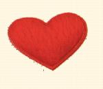 Coeur en feutre