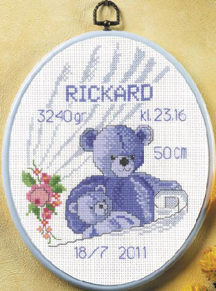 Sampler Ourson Bleu