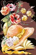 Le chapeau fleuri
