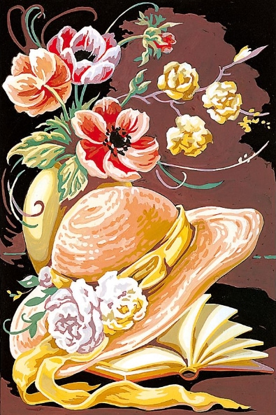 Le chapeau fleuri