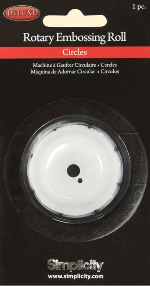 Deluxe Embossing Machine Roll, Cercles de fleurs