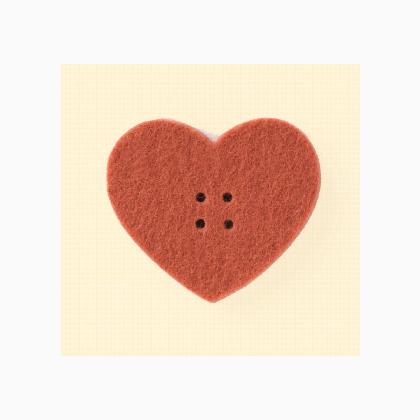 Riche Heart - Large Rouille (2)
