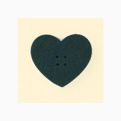 Riche Heart - Large Vert foncé (2)