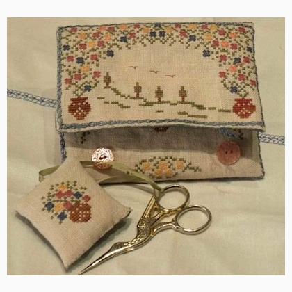 Spring in Tuscany sewing set
