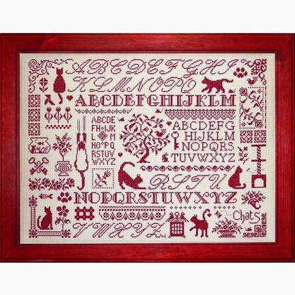 Sampler aux Chat en rouge
