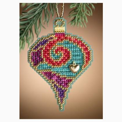 Charmed Ornament Kit: Garnet Spiral