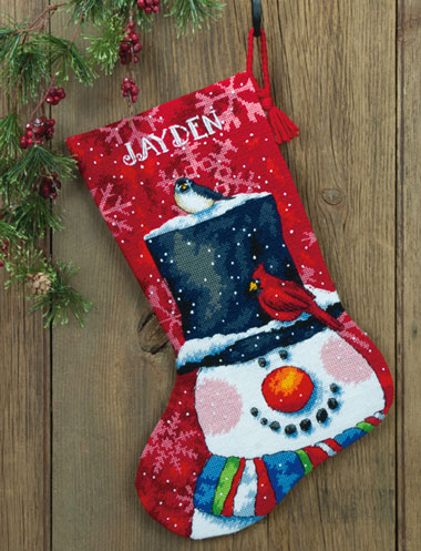 Chaussette Snowman and Friends
