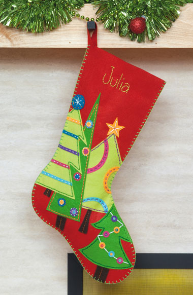 Chaussette Festive Tree