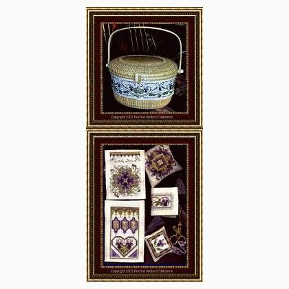 Nantucket Violet Basket