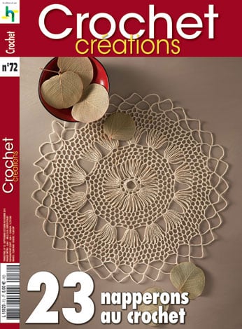 23 napperons au crochet