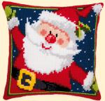 Coussin - Père Noël heureux
