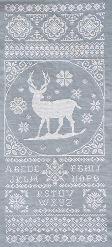 Un cerf en hiver