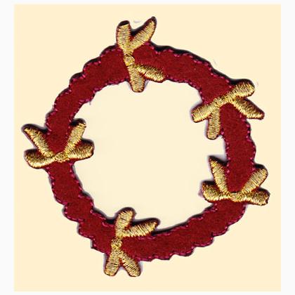 Décorations charmantes: flocons d\'or