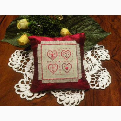 Four Heart Pincushion