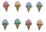 Glitter Ice Cream Cone - 4816